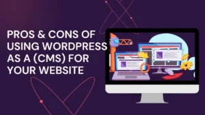 Pros and Cons of Using WordPress As A CMS For Your Website